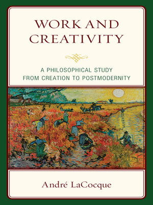 cover image of Work and Creativity